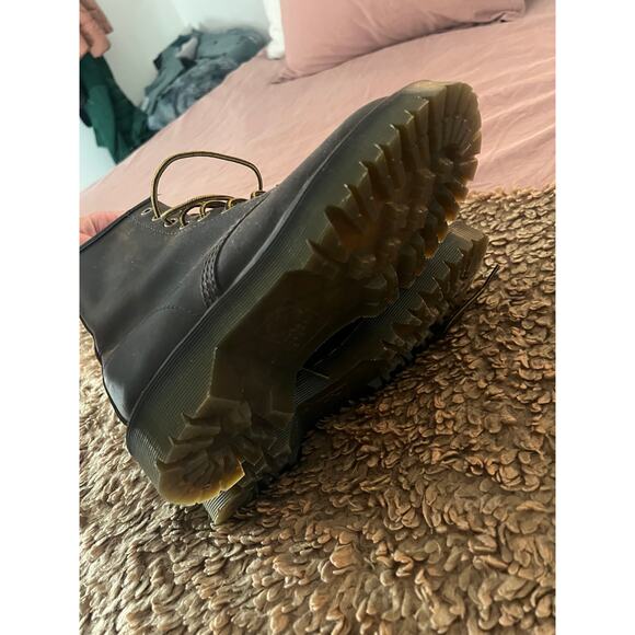 Dr. Martens Unisex 1460 Bex Crazy Horse Leather 8 Eye Boot, Dark Brown, 7 US Wom - Picture 6 of 6